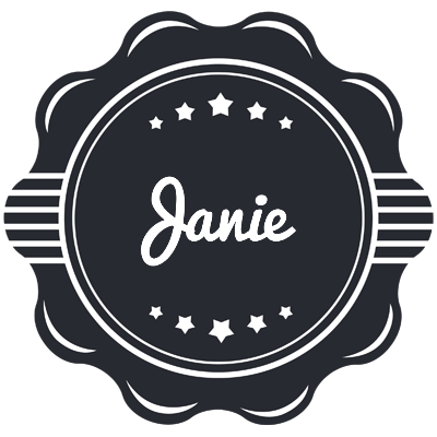 Janie badge logo