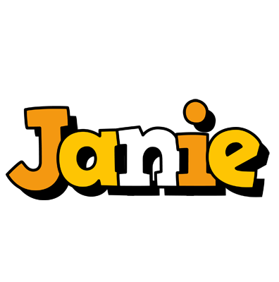 Janie cartoon logo