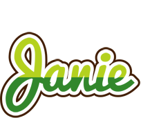 Janie golfing logo