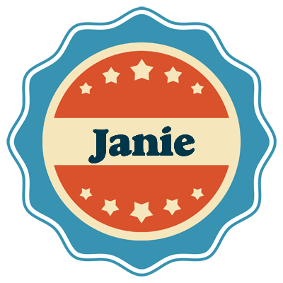Janie labels logo