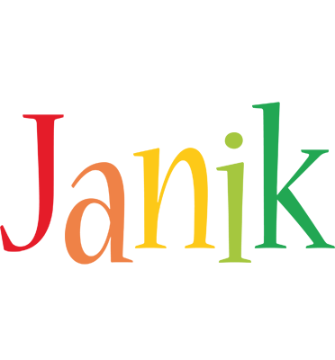 Janik birthday logo