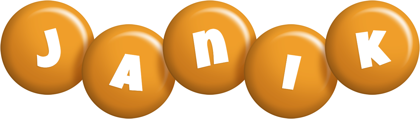 Janik candy-orange logo