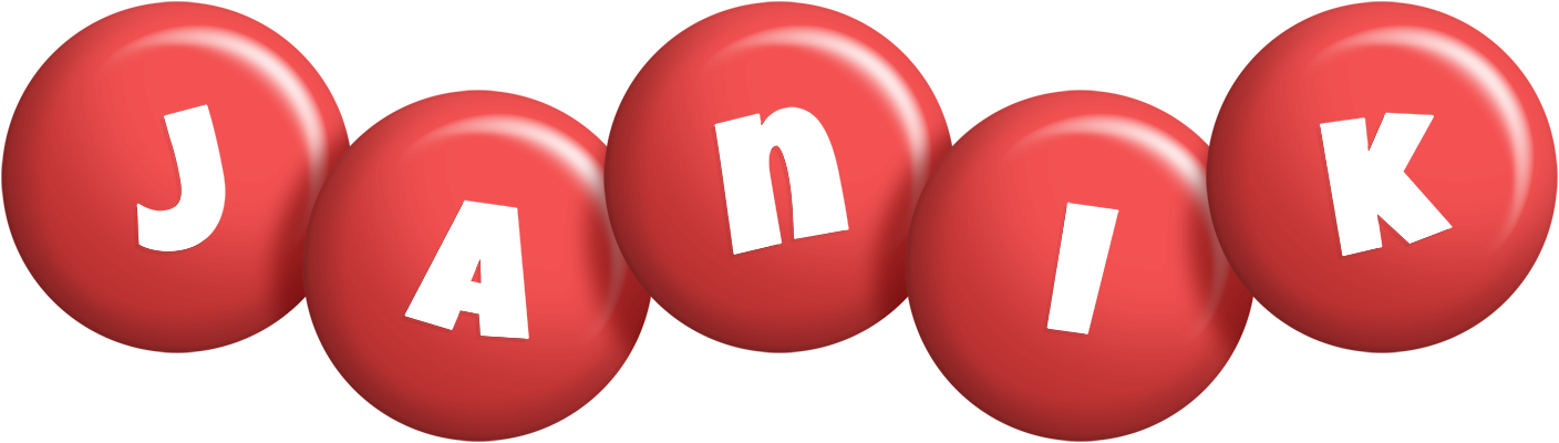 Janik candy-red logo