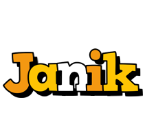 Janik cartoon logo