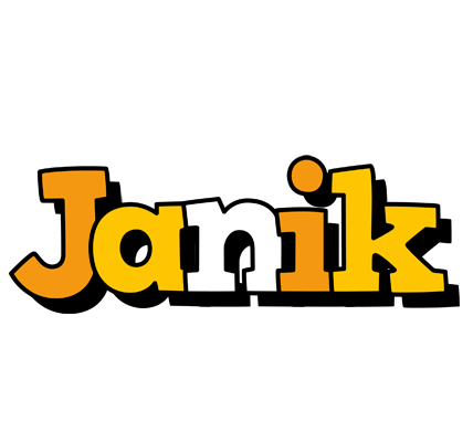 Janik cartoon logo