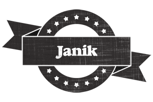 Janik grunge logo