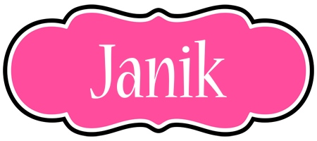 Janik invitation logo