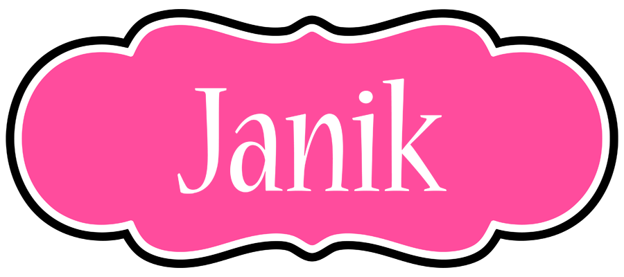 Janik invitation logo