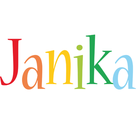 Janika birthday logo