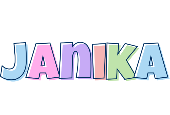 Janika pastel logo