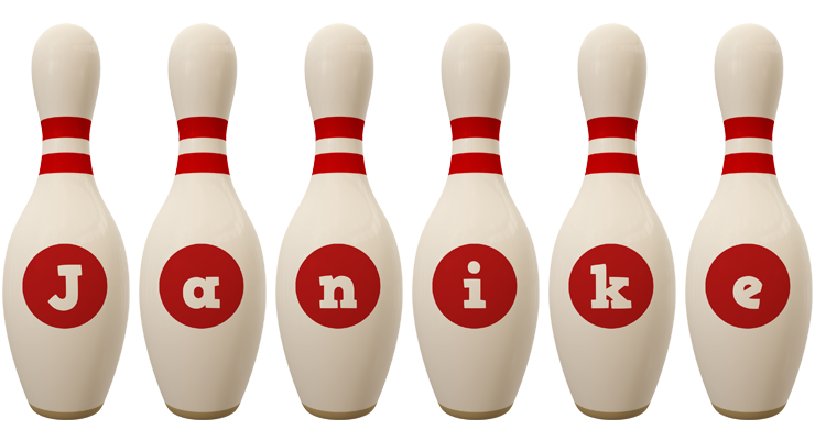 Janike bowling-pin logo