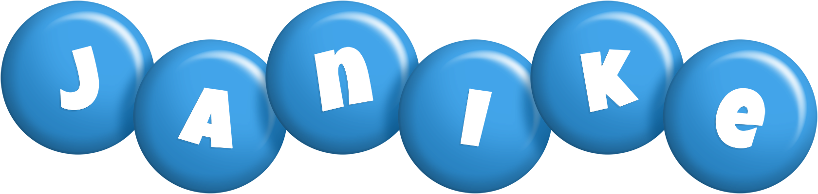 Janike candy-blue logo