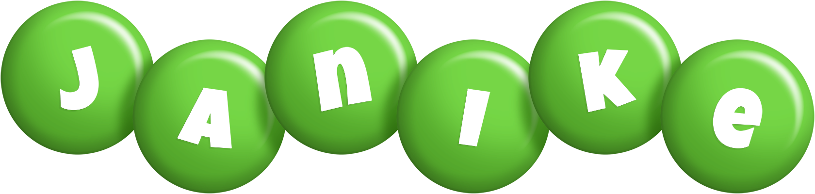 Janike candy-green logo