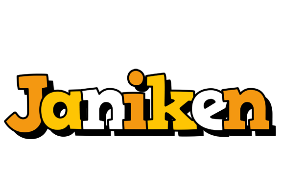 Janiken cartoon logo