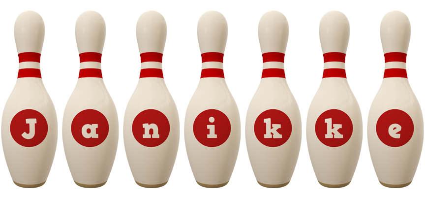 Janikke bowling-pin logo