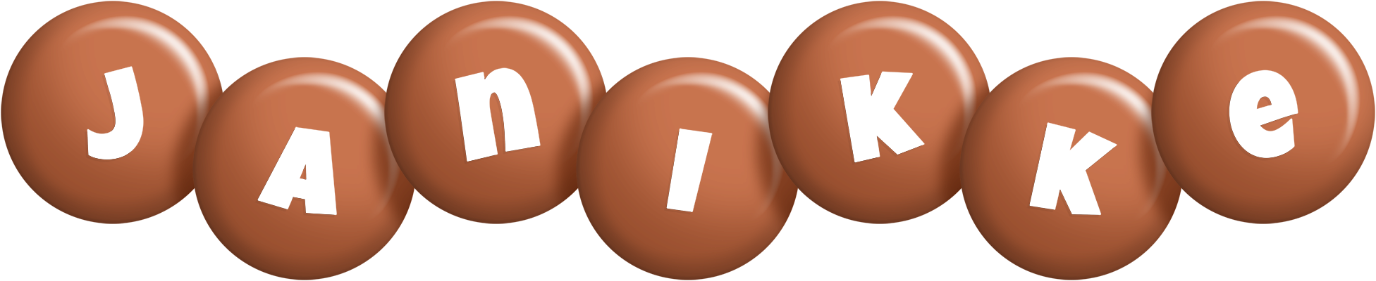 Janikke candy-brown logo