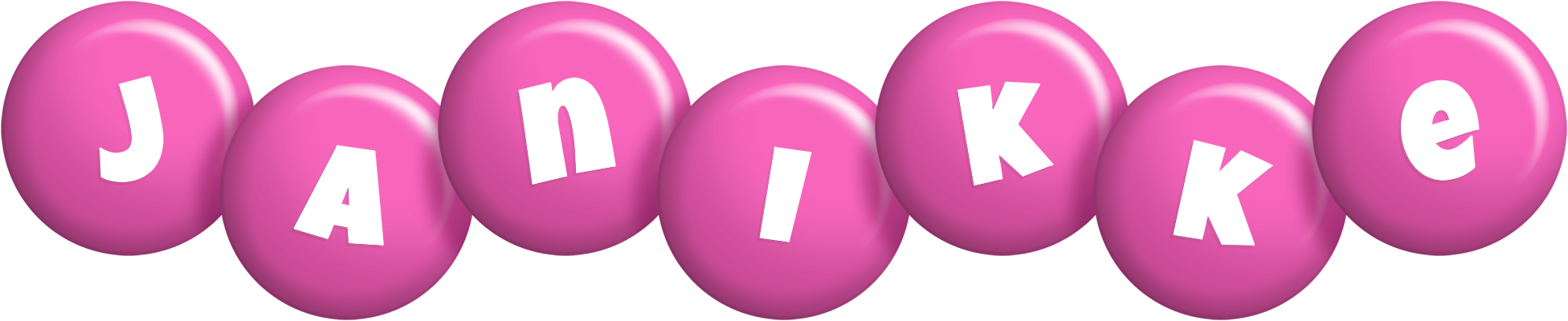 Janikke candy-pink logo