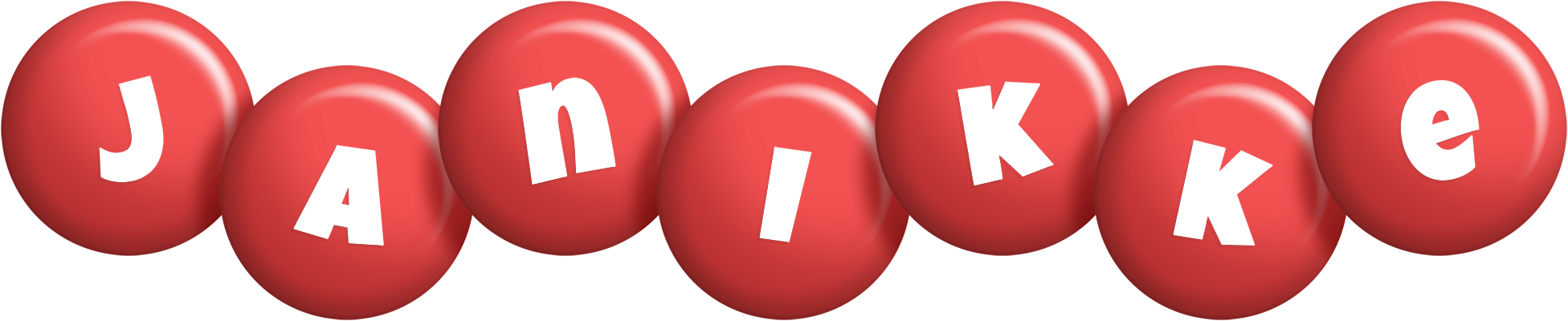 Janikke candy-red logo