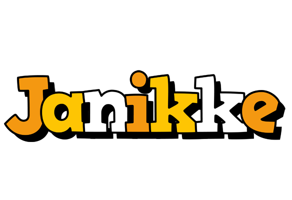 Janikke cartoon logo