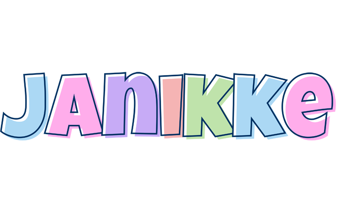 Janikke pastel logo