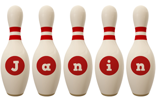 Janin bowling-pin logo