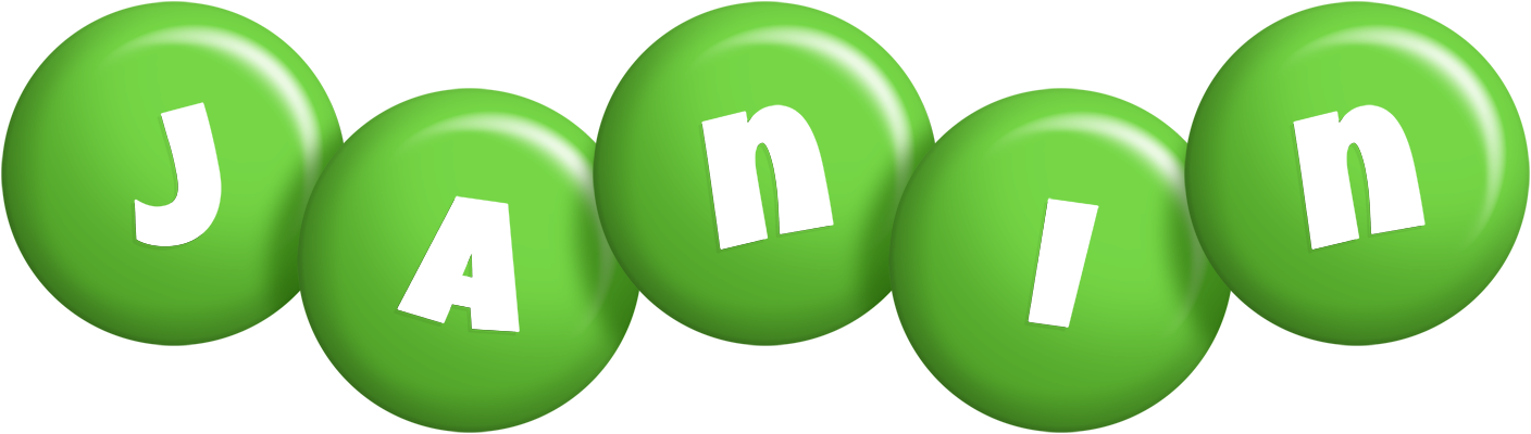 Janin candy-green logo