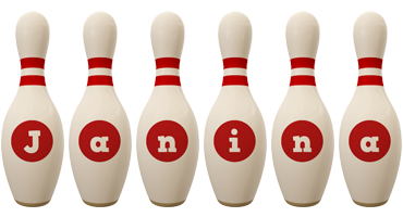 Janina bowling-pin logo