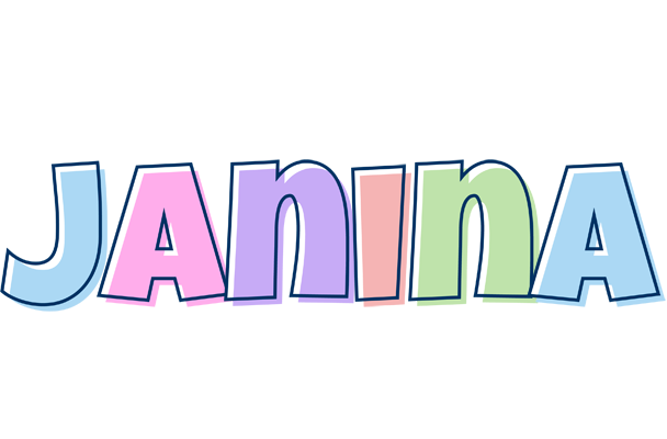 Janina pastel logo