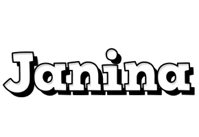 Janina snowing logo