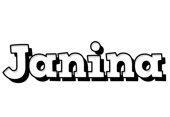Janina snowing logo