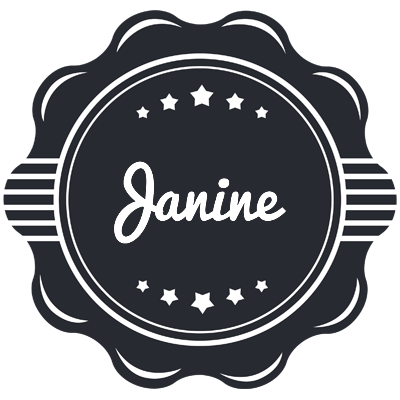 Janine badge logo