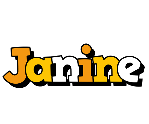 Janine cartoon logo