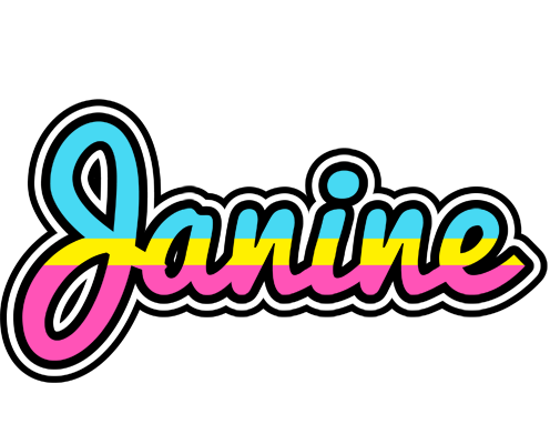 Janine circus logo