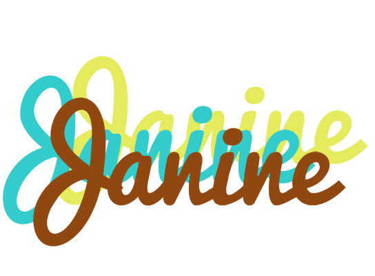 Janine cupcake logo