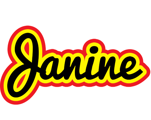 Janine flaming logo