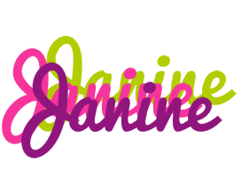 Janine flowers logo