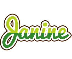 Janine golfing logo