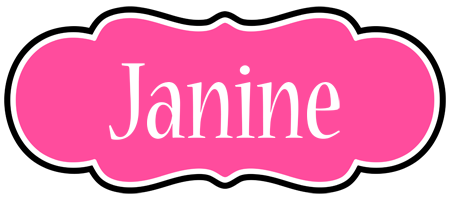 Janine invitation logo