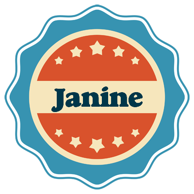 Janine labels logo