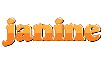 Janine orange logo