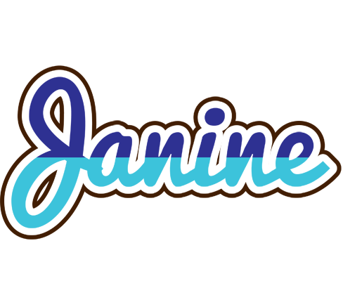 Janine raining logo