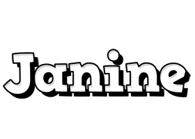 Janine snowing logo