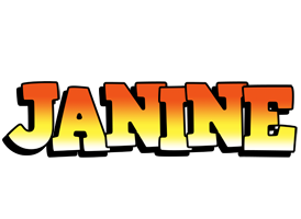 Janine sunset logo