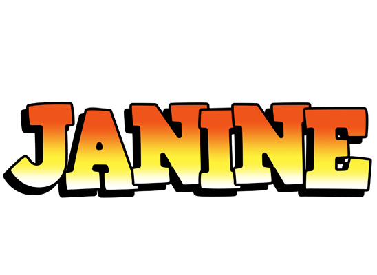 Janine sunset logo