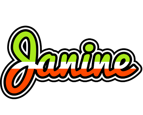 Janine superfun logo