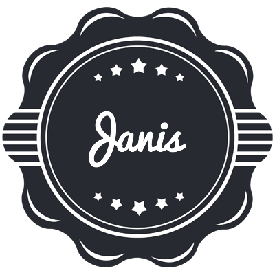 Janis badge logo