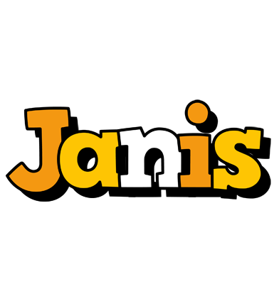 Janis cartoon logo