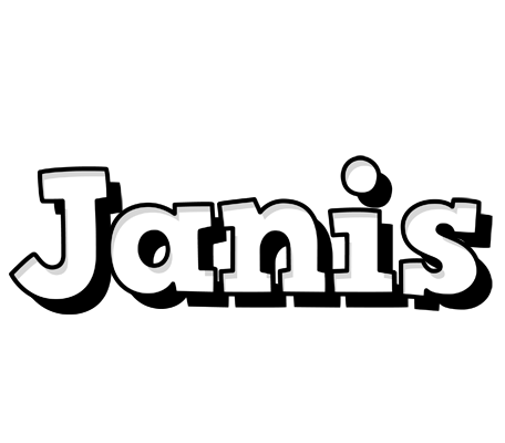 Janis snowing logo