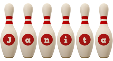 Janita bowling-pin logo