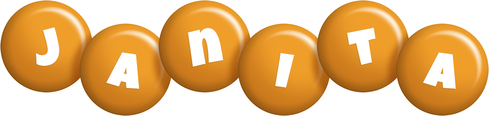 Janita candy-orange logo